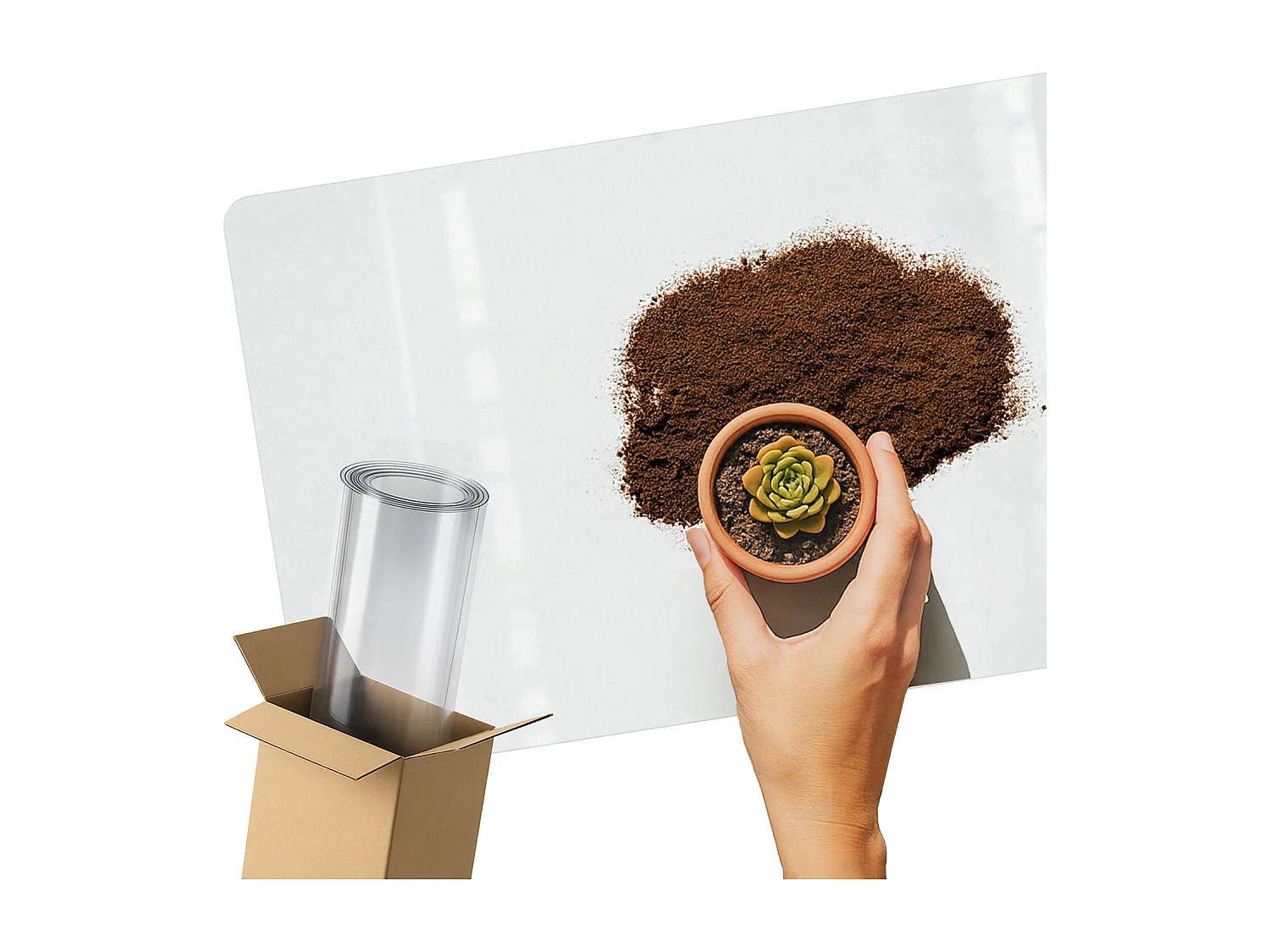 TULUP Renovierungsmatte 100x50 cm - Zuverlässiger Bodenschutz beim Basteln