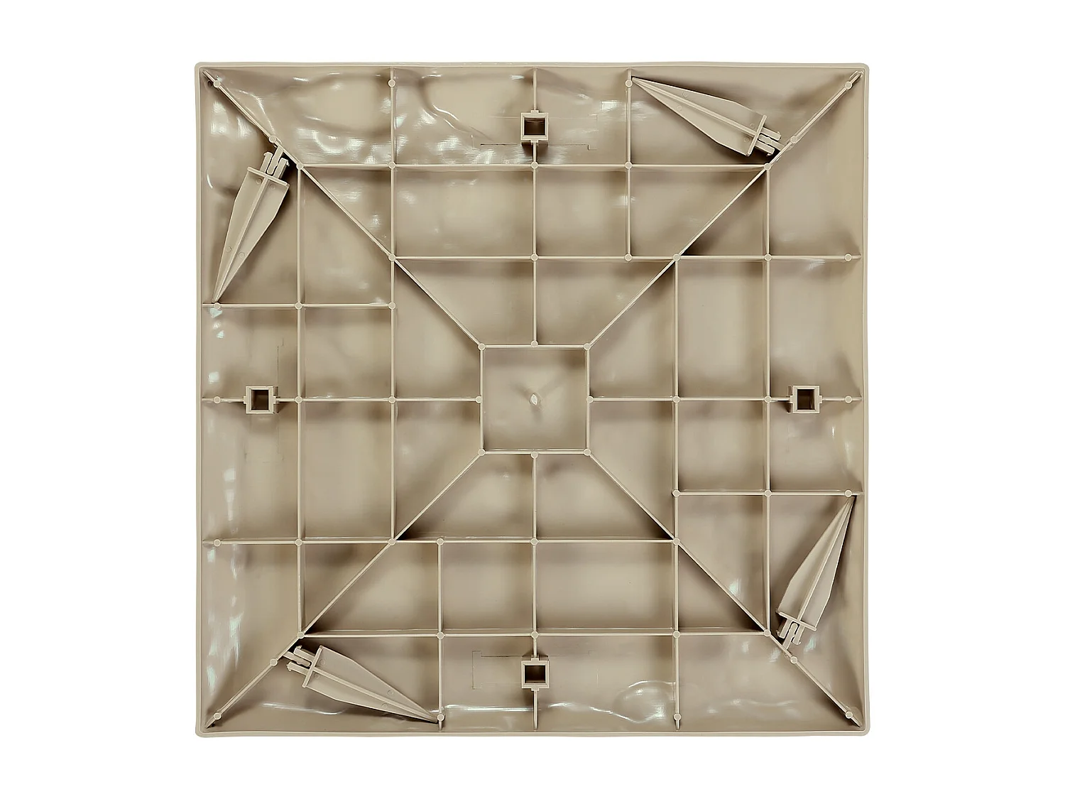 Kamienie Chodnikowe Ogród SucceBuy, 4 PCS, Płyty Chodnikowe Ogród, 39,5x39,5 cm, Wygląd Naturalnego Kamienia z Żywicy PC ABS, Kostka Brukowa na Trawnik, Taras