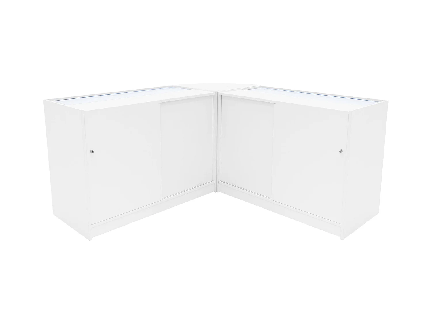 Iris LED Winkel Toonbank Set CM60 & 2 x B1200 - Wit