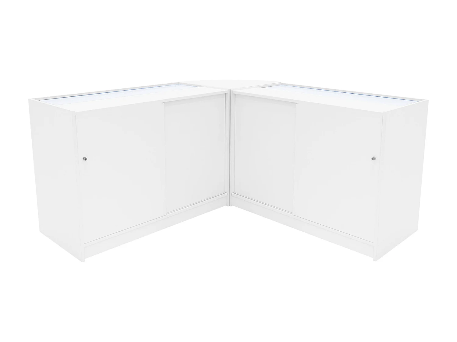 Iris LED Winkel Toonbank Set CM60 & 2 x B1200 - Wit