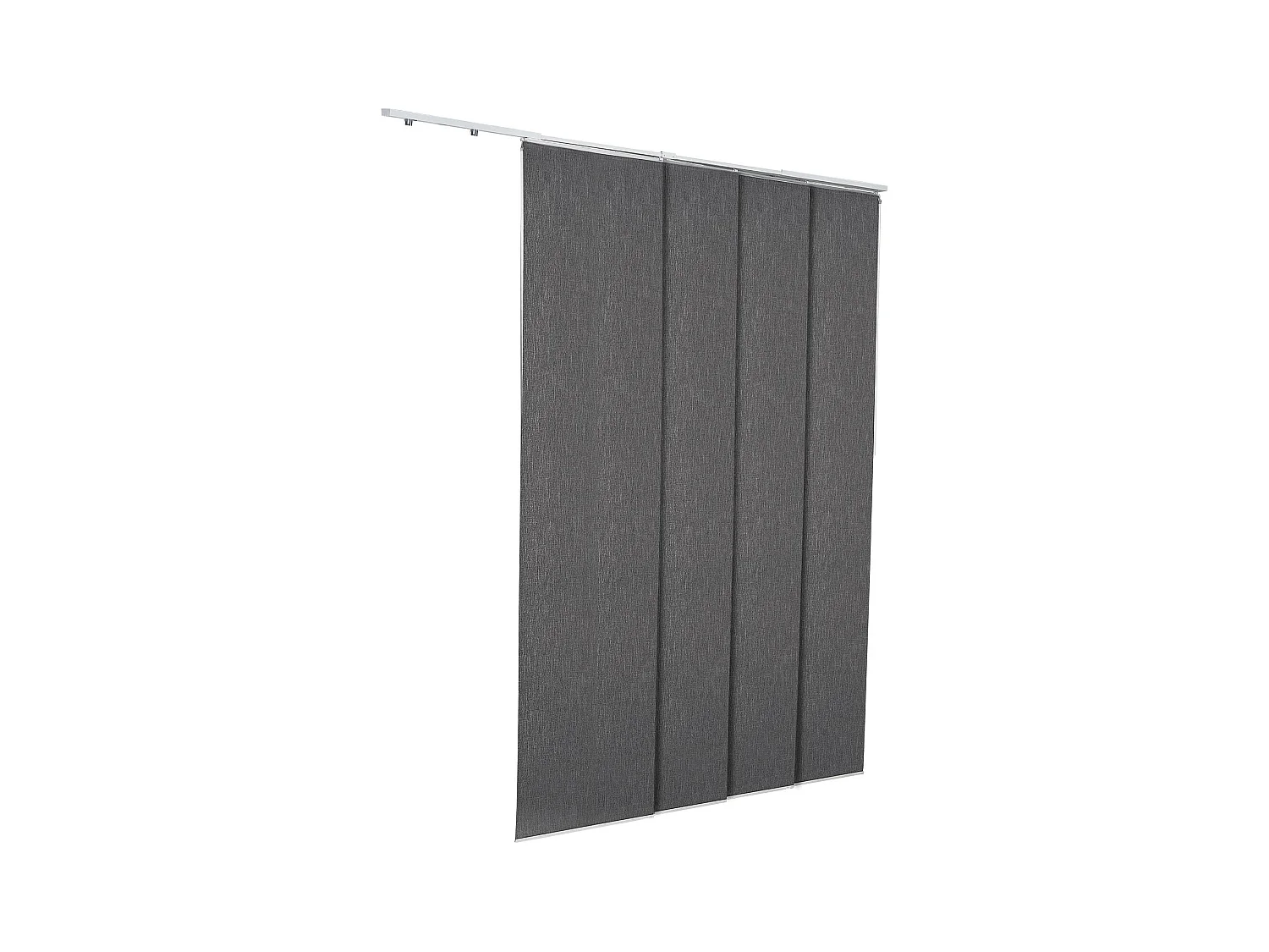 Store à Panneaux SucceBuy Occultants Verticaux sur Rail 116-218 cm de Large, Panneau Japonais Réglable jusqu'à 243 cm de Haut, Idéal pour Portes Coulissantes