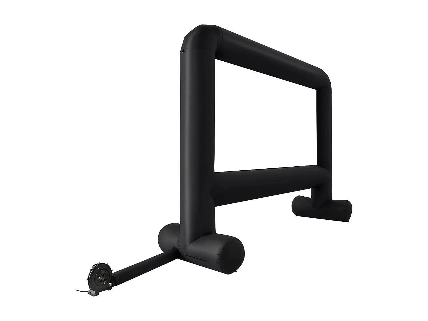 Opblaasbaar Projectiescherm SucceBuy, Gemaakt van Duurzaam 600D-Materiaal, Inclusief Draagbare Opbergzak. Formaat 16:9, 378 x 130 x 317 cm