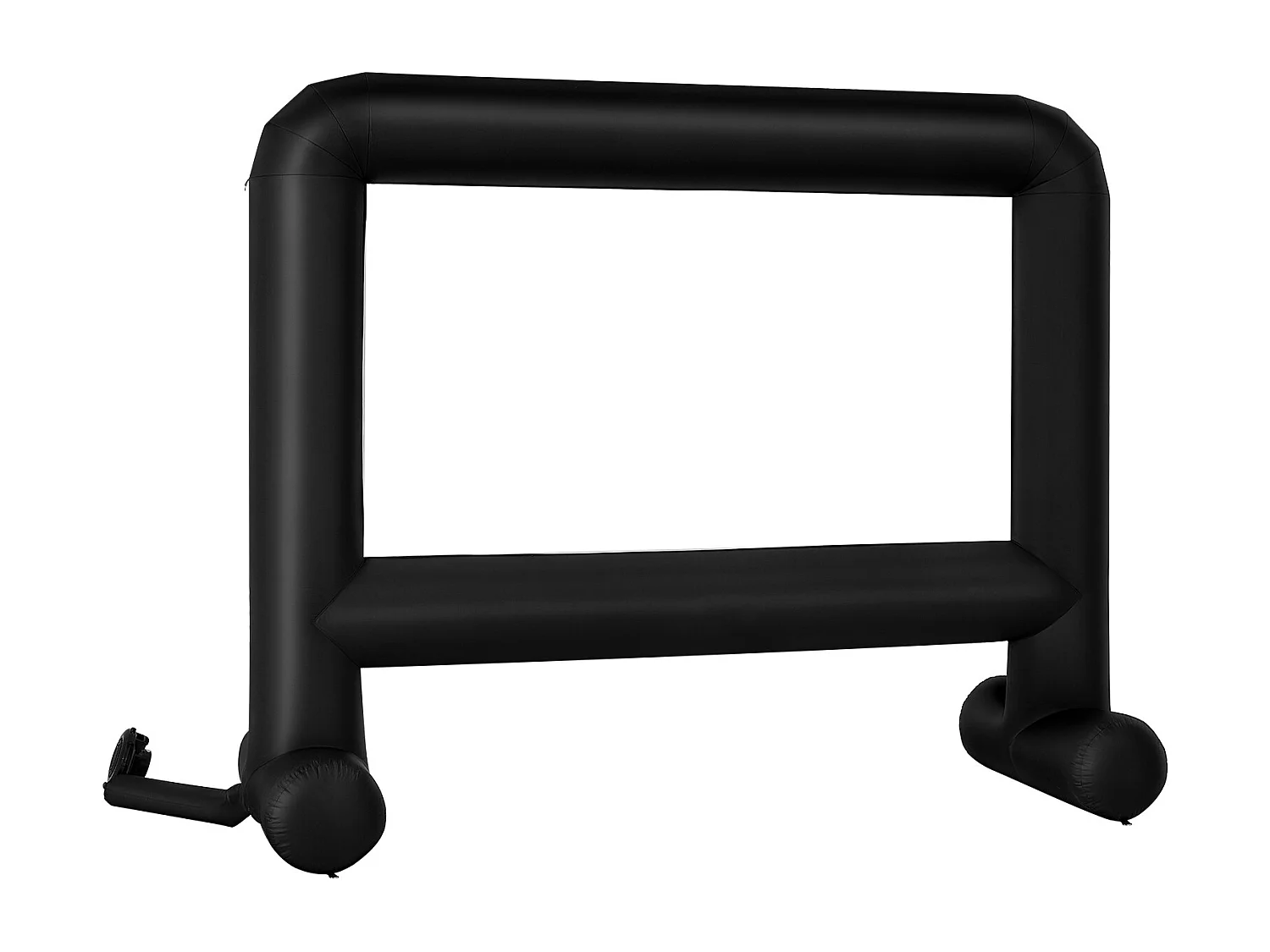 Opblaasbaar Projectiescherm SucceBuy, Gemaakt van Duurzaam 600D-Materiaal, Inclusief Draagbare Opbergzak. Formaat 16:9, 378 x 130 x 317 cm