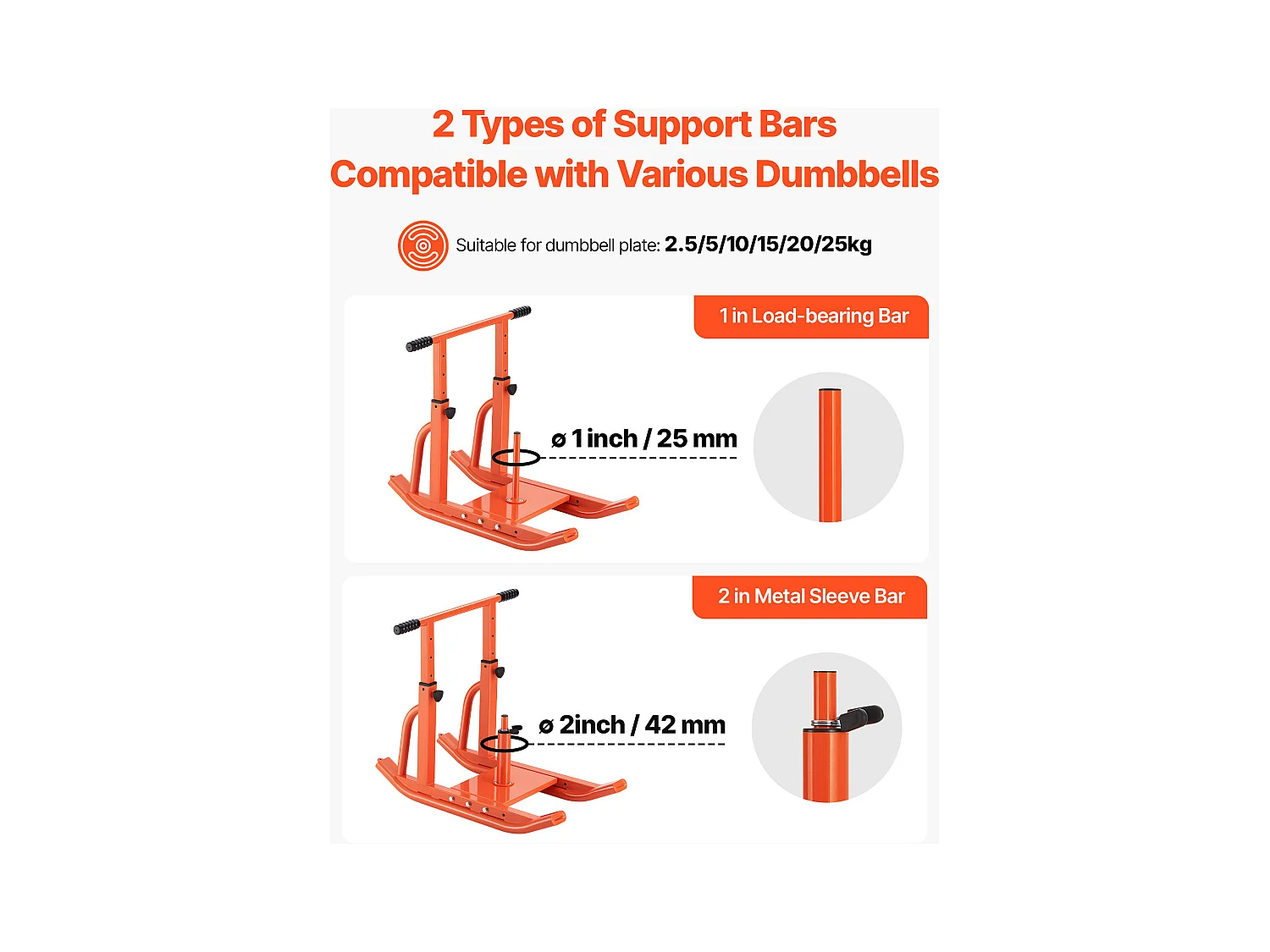 Krachtige Duw- en Trekslee SucceBuy, Krachttrainingsapparatuur, met in Hoogte Verstelbare Handgreep, voor Fitness, Oranje