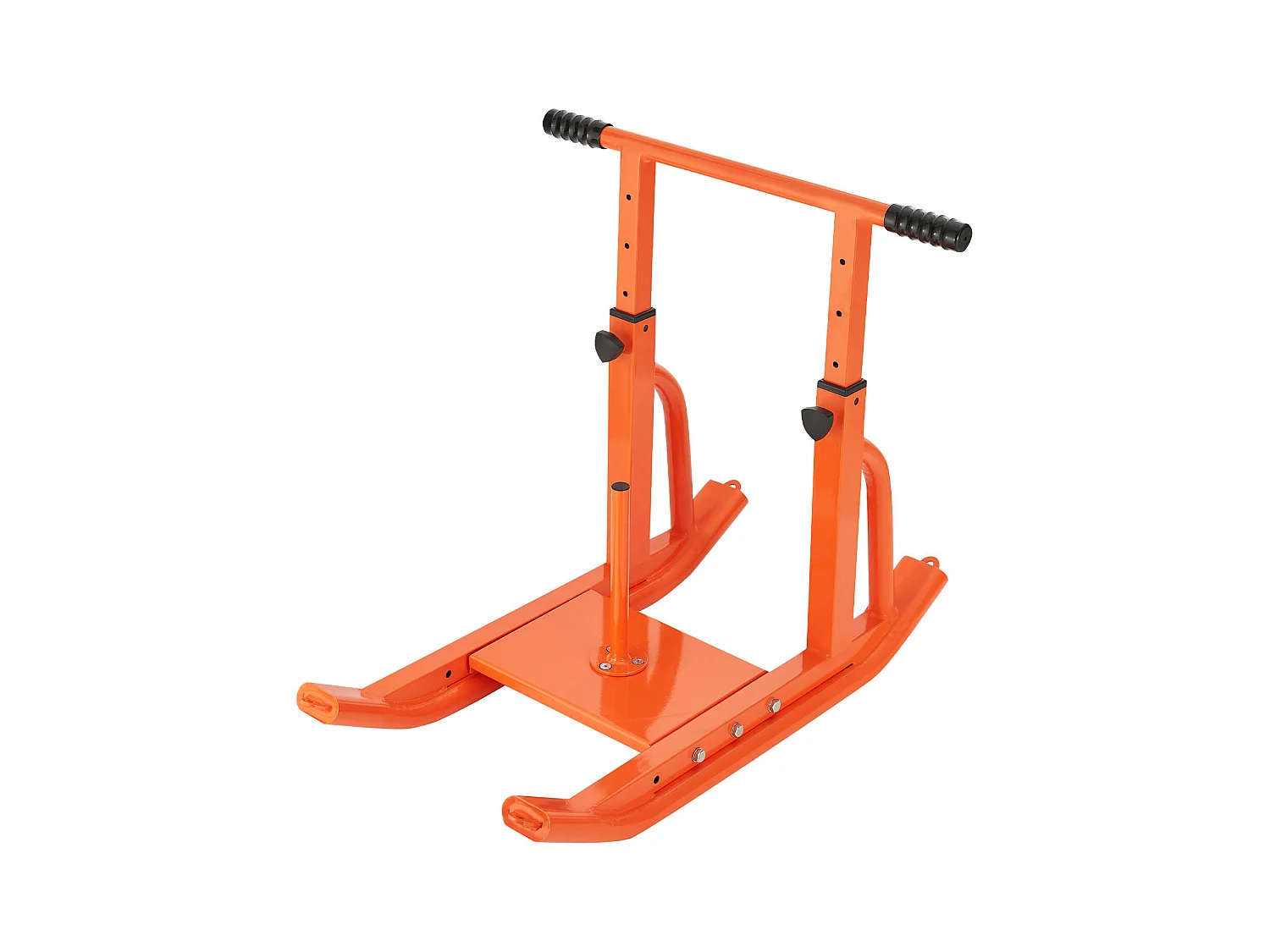 Krachtige Duw- en Trekslee SucceBuy, Krachttrainingsapparatuur, met in Hoogte Verstelbare Handgreep, voor Fitness, Oranje