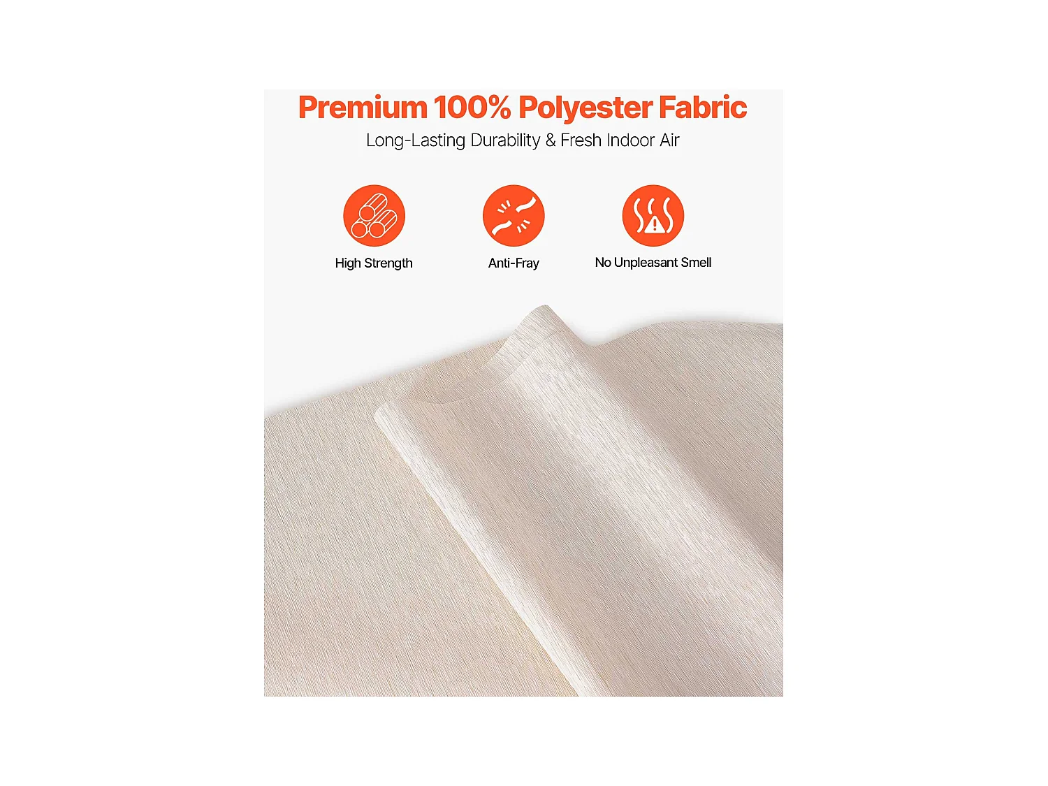 Store à Panneaux SucceBuy sur Rail Extensible, 116-218 cm de Largeur, Panneau Japonais Vertical Ajustable jusqu'à 243 cm de Hauteur, Marron Clair