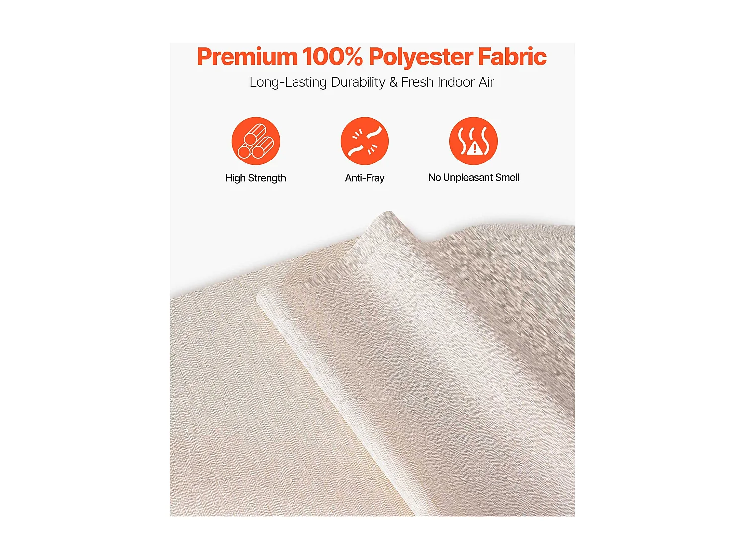 Store à Panneaux SucceBuy sur Rail Extensible, 116-218 cm de Largeur, Panneau Japonais Vertical Ajustable jusqu'à 243 cm de Hauteur, Marron Clair