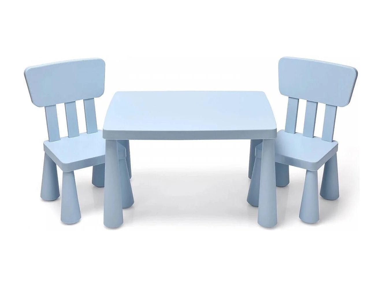 Ensemble Table et Chaises pour Enfants Bleu - Apprentissage et Jeux - 1 à 7 Ans