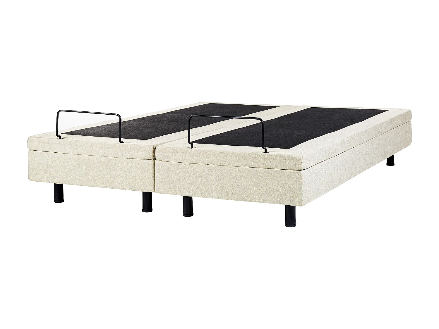 Letto regolabile senza testiera Tessuto DUKE II 180 x 200 cm Beige