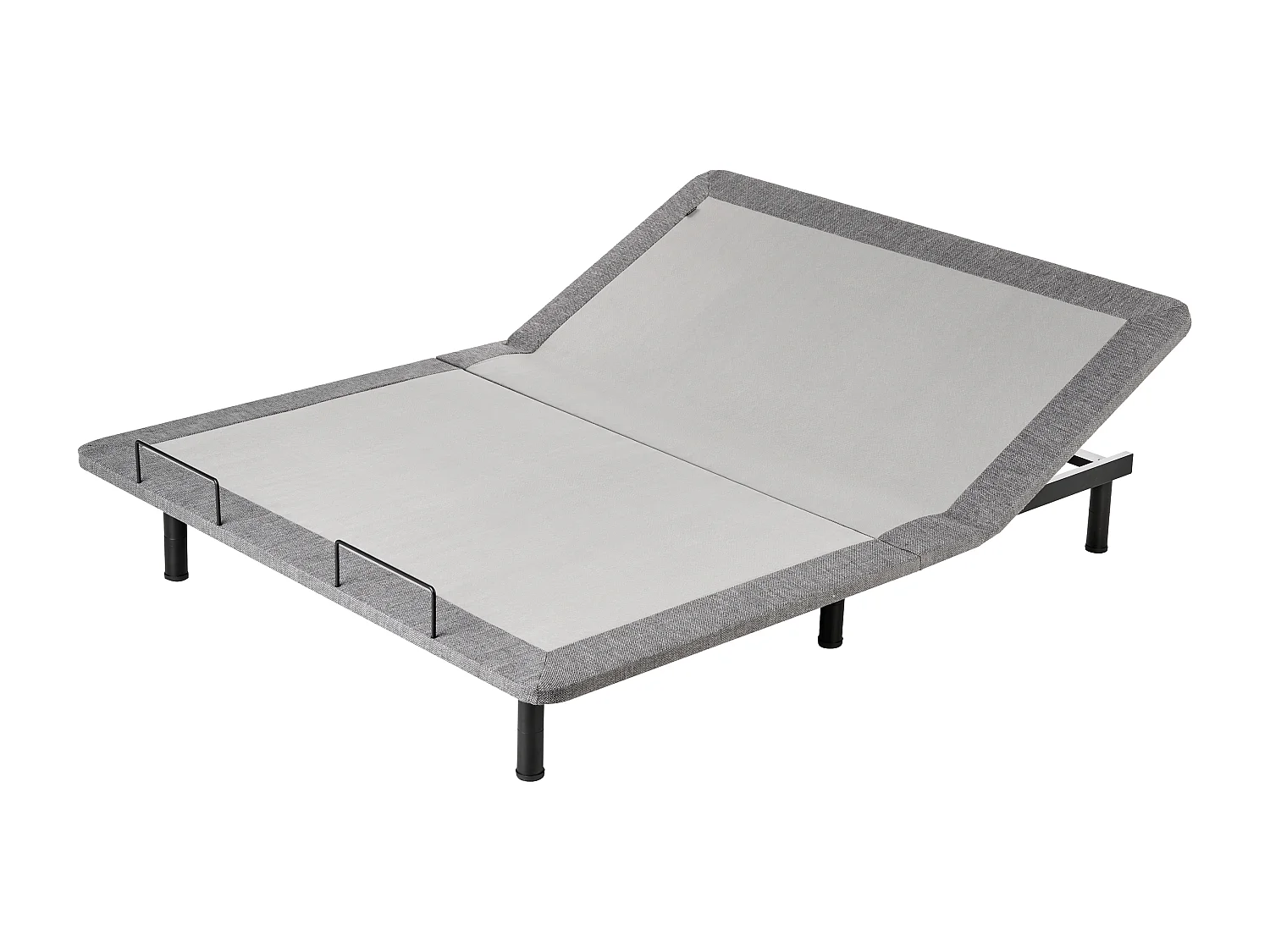 Elektrisch verstelbaar bedframe BRUNOY 160 x 200 cm Grijs