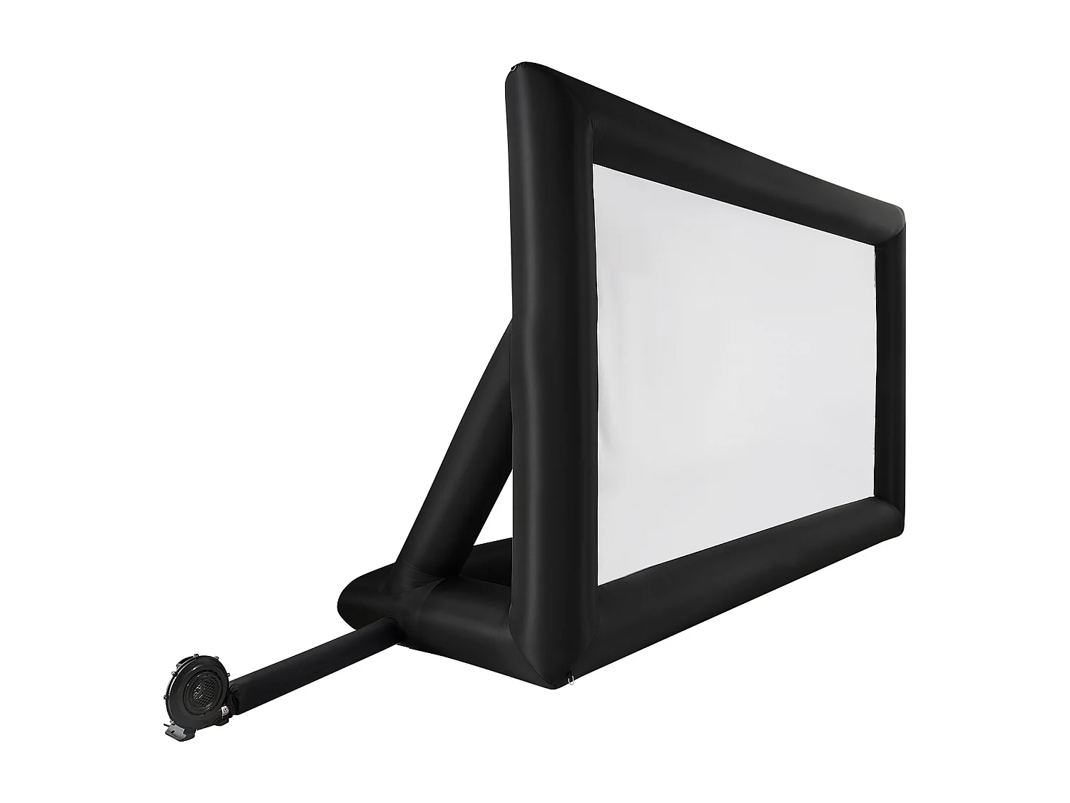 Pantalla de Proyección Inflable SucceBuy, Fabricada en Material 600D Duradero, Incluyendo Bolsa de Almacenamiento Portátil, Formato 16:9, 409 x 160 x 272 cm