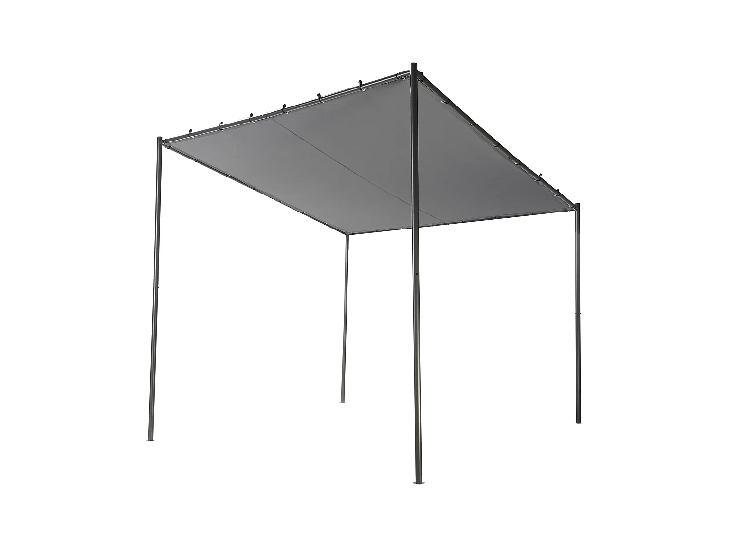 Pawilon ogrodowy VIMINO Metal 282 cm 294 cm Ciemnoszary