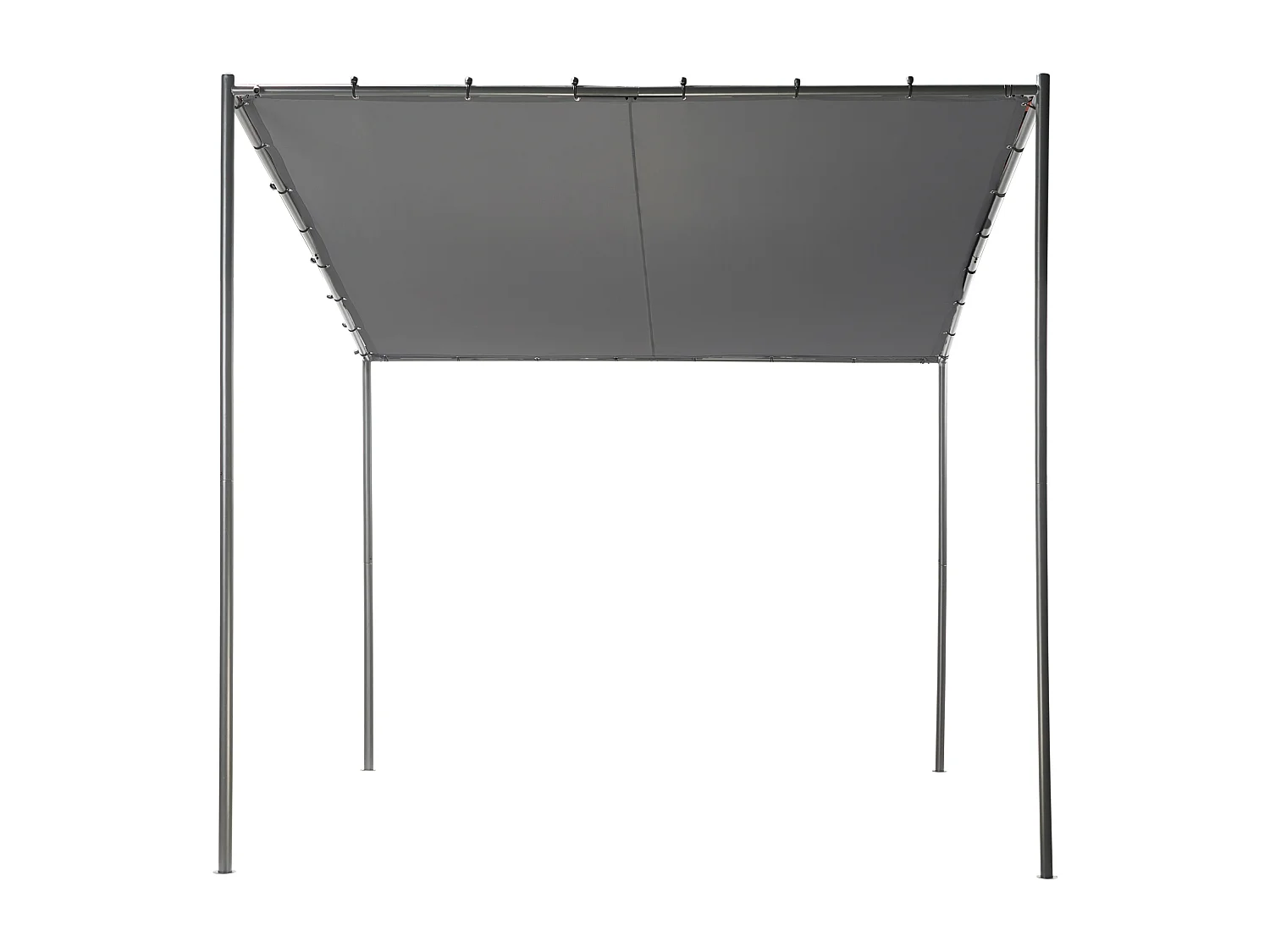 Tonnelle de jardin VIMINO Métal 282 cm 294 cm Gris foncé