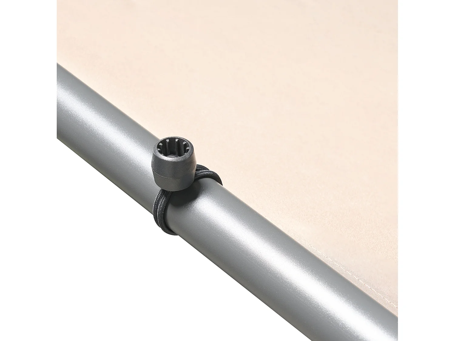 Tonnelle de jardin VIMINO Métal 282 cm 294 cm Taupe