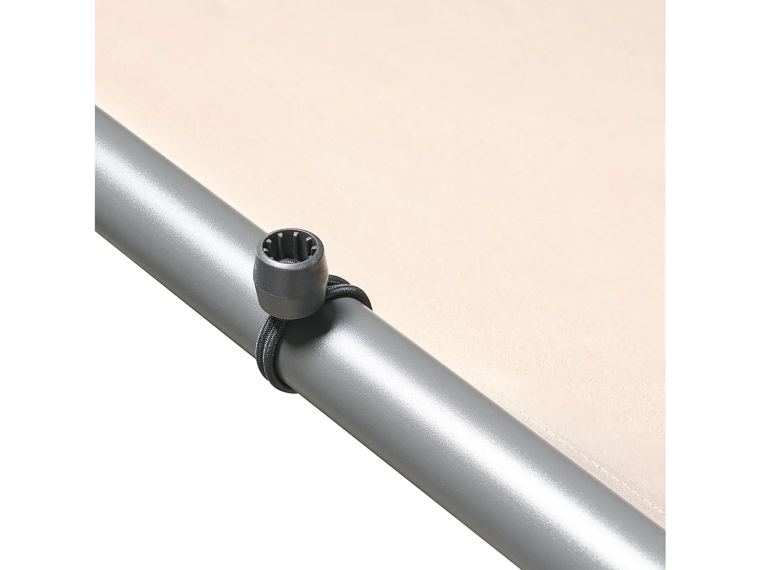 Tonnelle de jardin VIMINO Métal 282 cm 294 cm Taupe