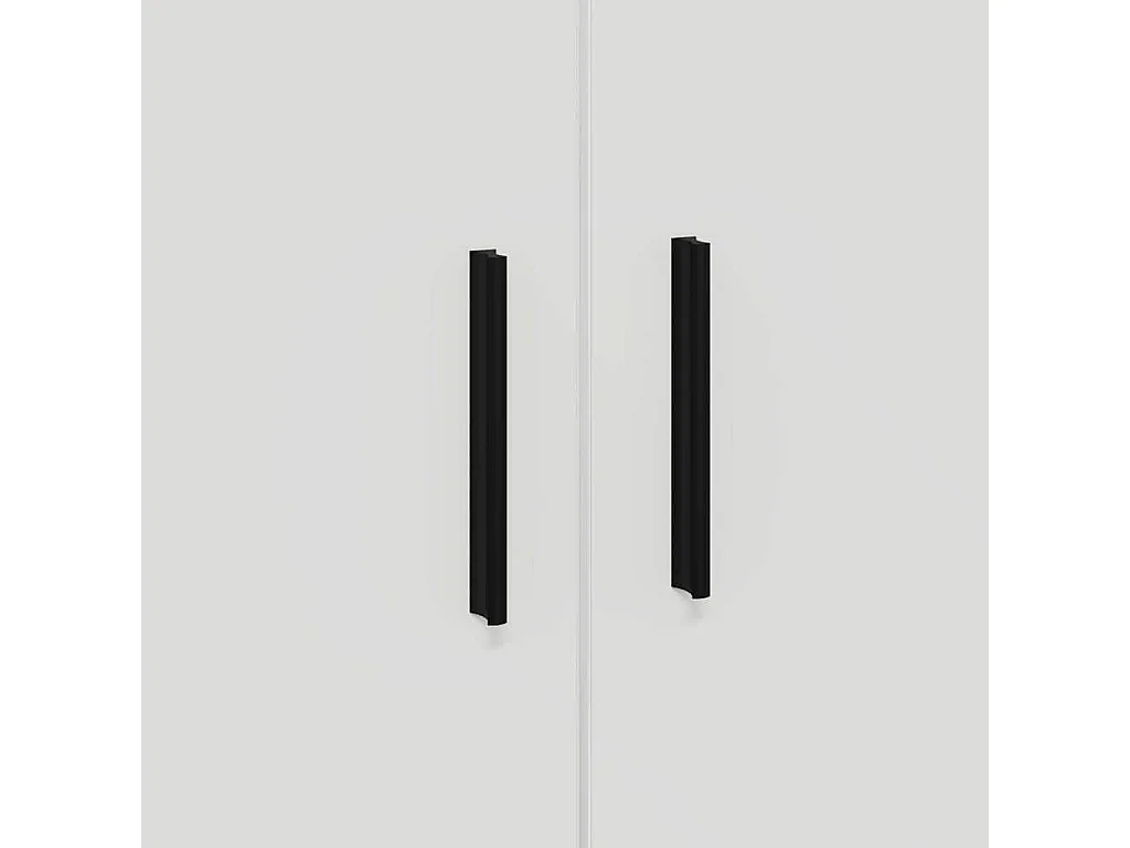 Lit simple | Lit adulte, enfant | Cadre de lit avec rangement Blanc 90x190 cm Bois d'ingénierie
