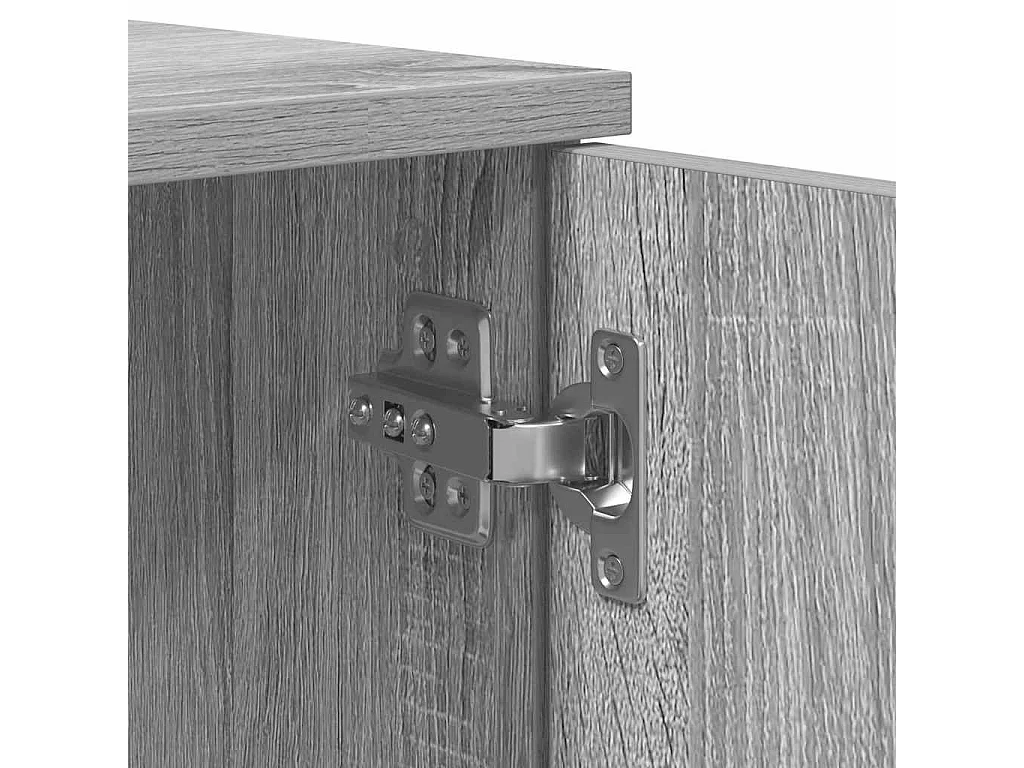 Lit simple | Lit adulte, enfant | Cadre de lit avec rangement Sonoma gris 90x190 cm