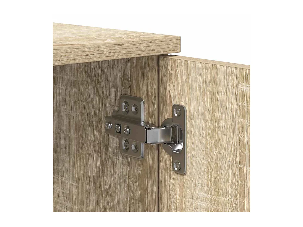 Lit simple | Lit adulte, enfant | Cadre de lit avec rangement Chêne sonoma 100x200 cm