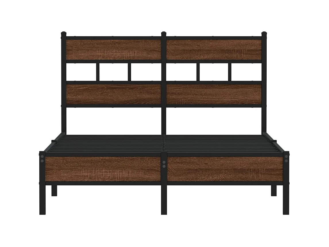 Lit simple | Lit adulte, enfant | Cadre de lit chêne marron 120x200 cm