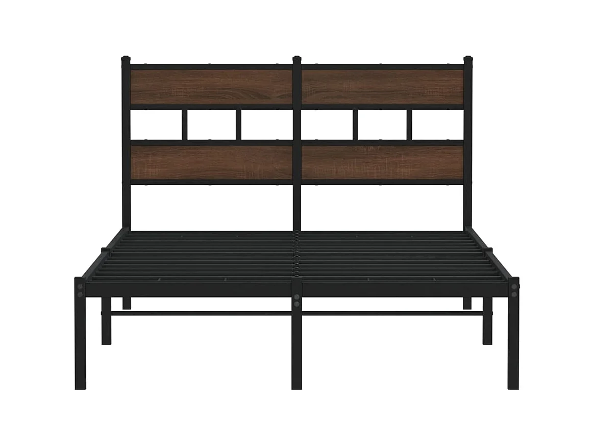 Lit simple | Lit adulte, enfant | Cadre de lit avec tête de lit 120x200 cm