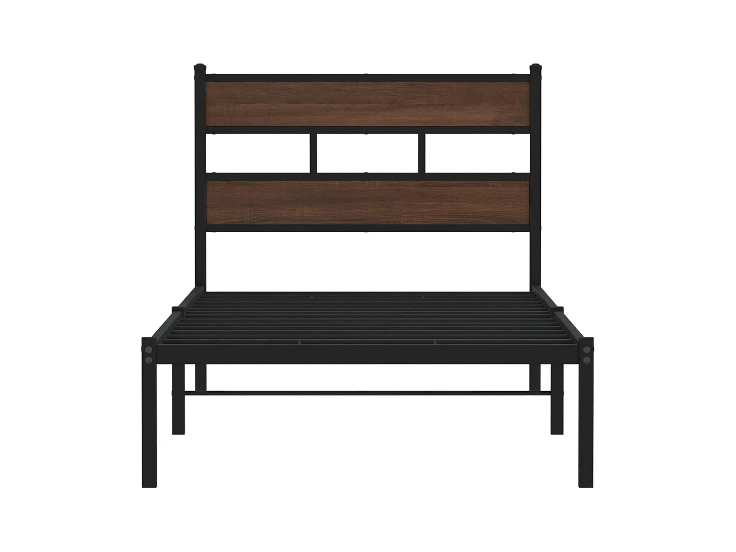 Lit simple | Lit adulte, enfant | Cadre de lit avec tête de lit 100x190 cm