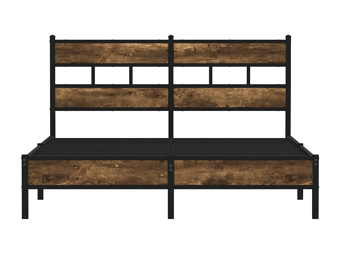 Lit double | Lit adulte | Cadre de lit avec tête de lit 150x200 cm