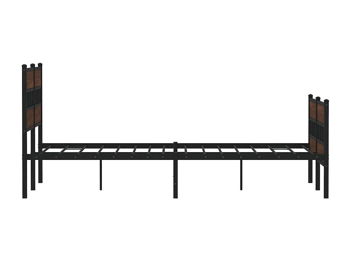 Lit double | Lit adulte | Cadre de lit avec tête de lit et pied de lit 140x190 cm