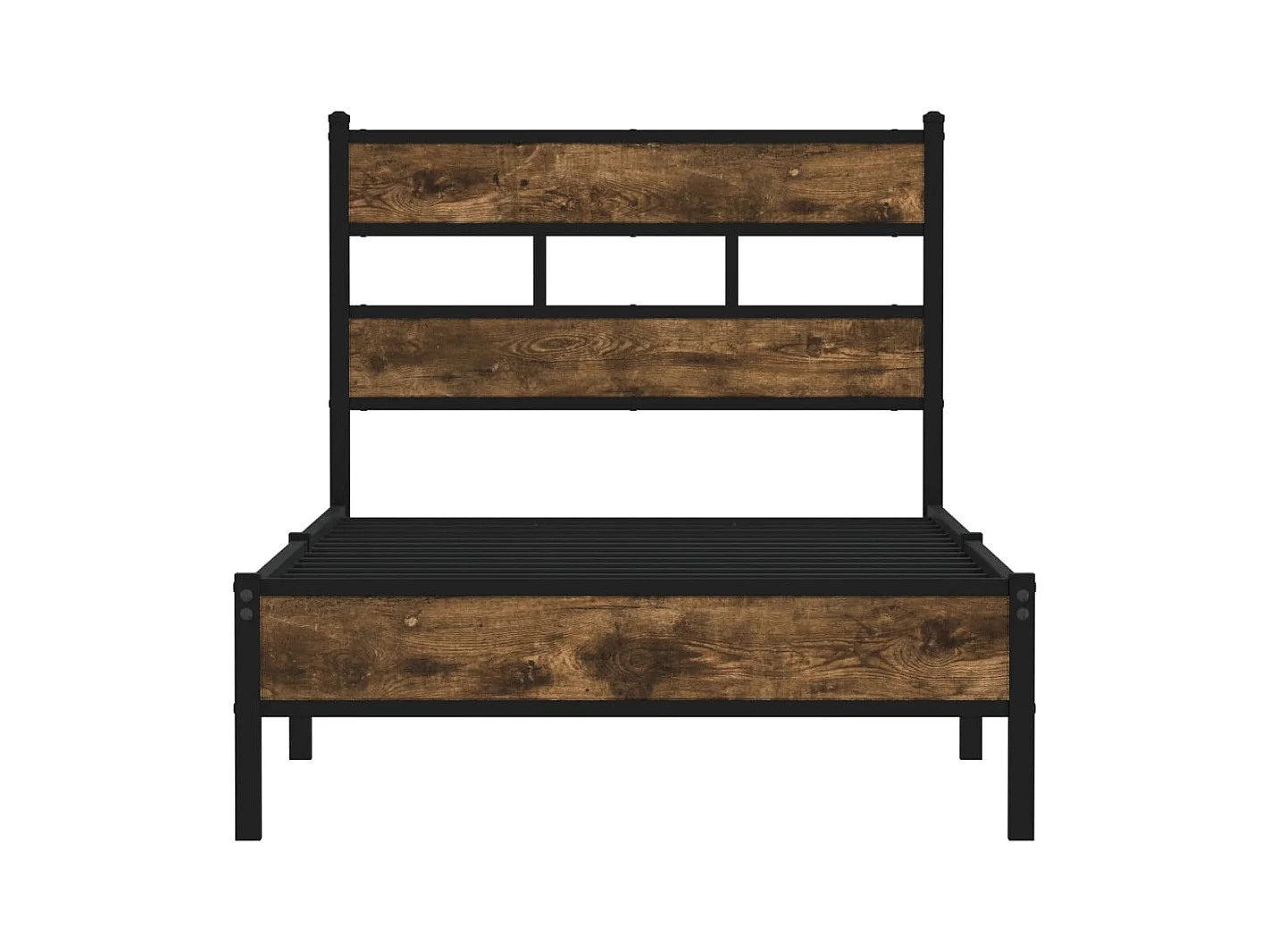 Lit simple | Lit adulte, enfant | Cadre de lit avec tête de lit 100x190 cm