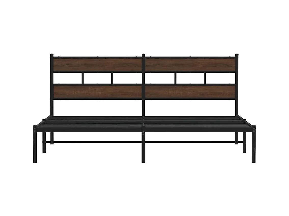 Lit double | Lit adulte | Cadre de lit avec tête de lit 180x200 cm