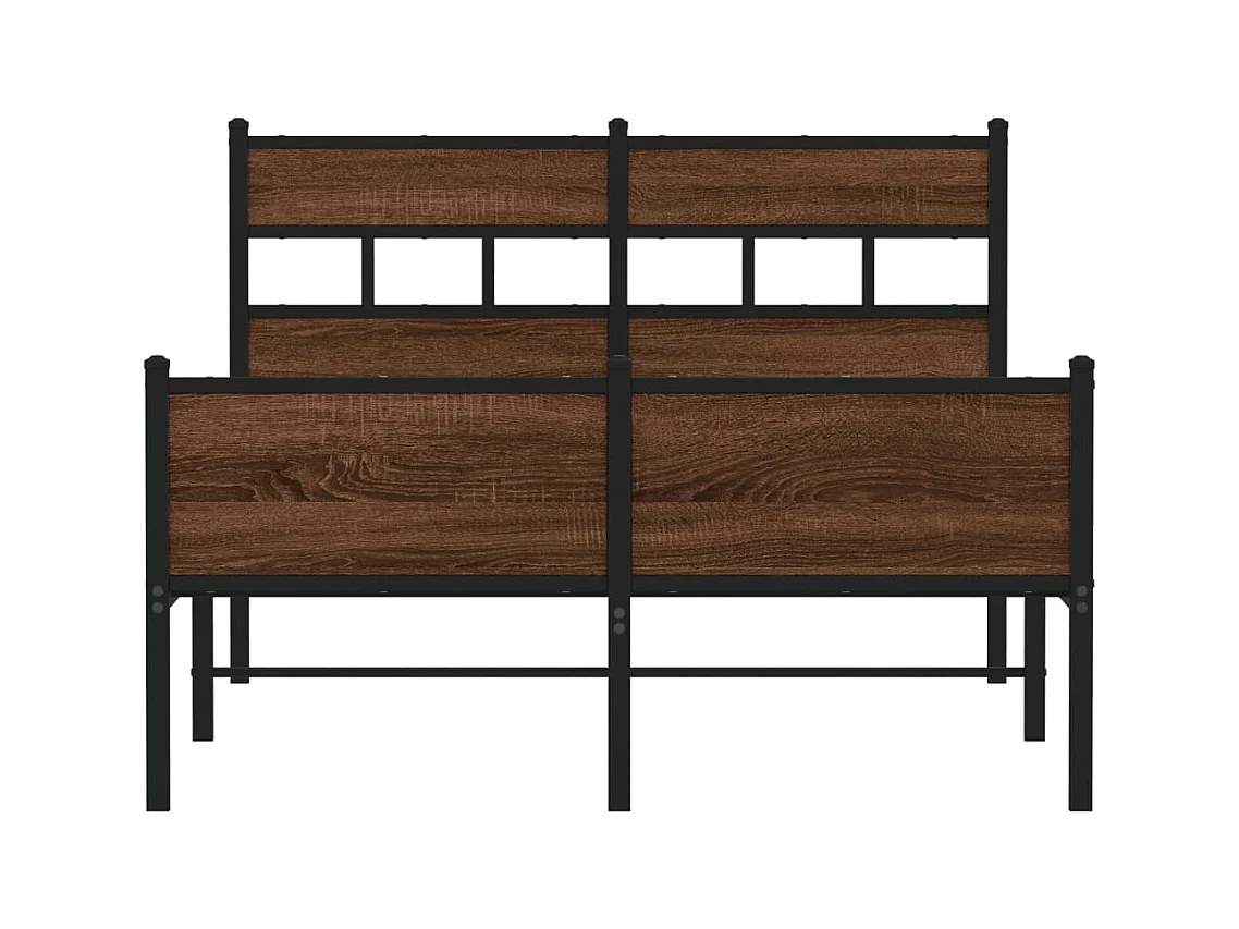 Lit simple | Lit adulte, enfant | Cadre de lit chêne marron 120x200 cm