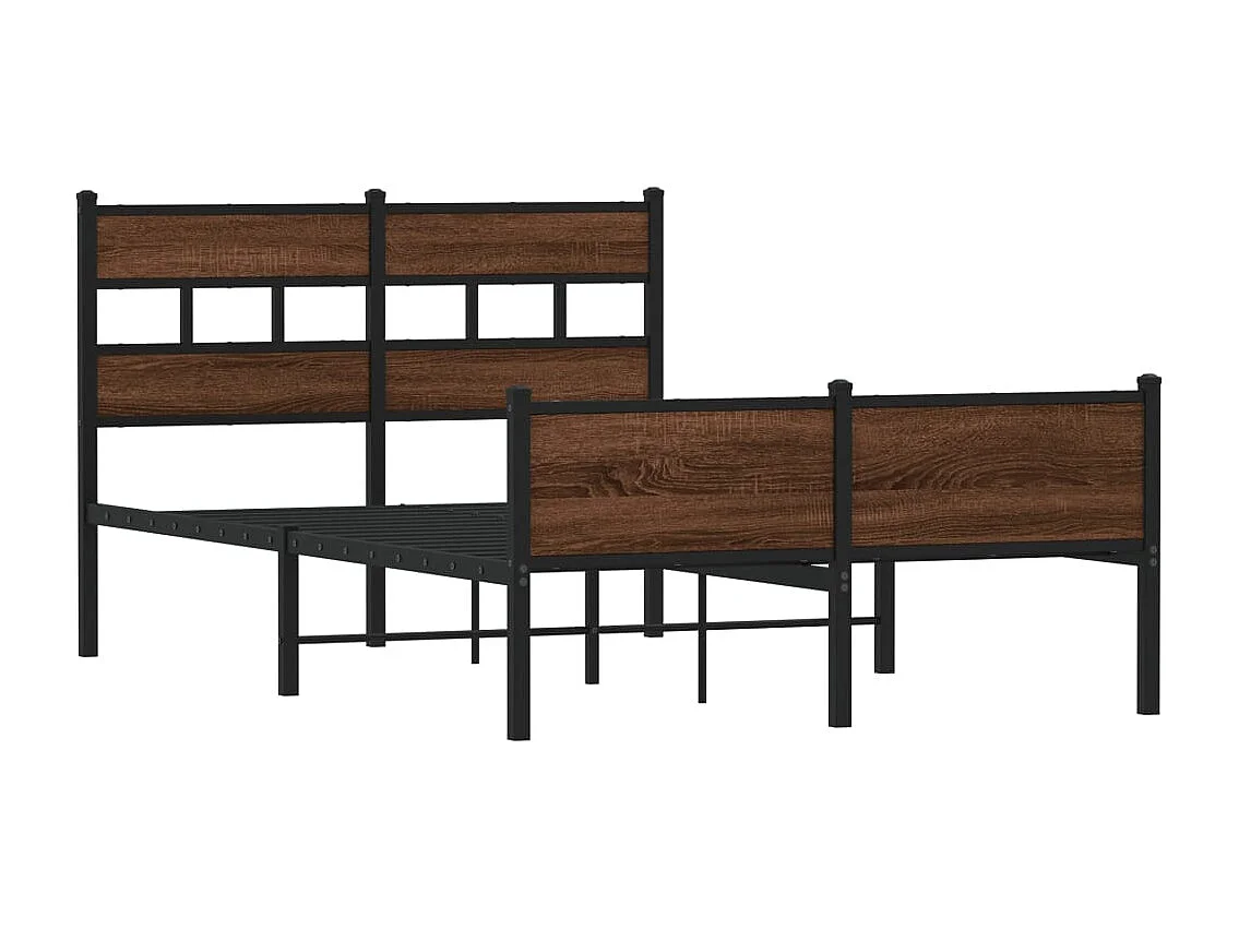 Lit simple | Lit adulte, enfant | Cadre de lit chêne marron 120x200 cm