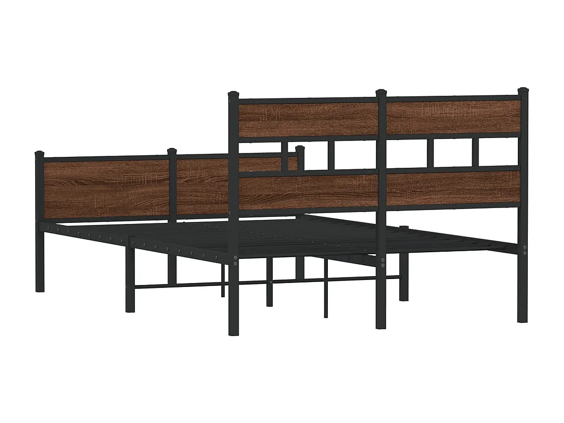 Lit simple | Lit adulte, enfant | Cadre de lit chêne marron 120x200 cm