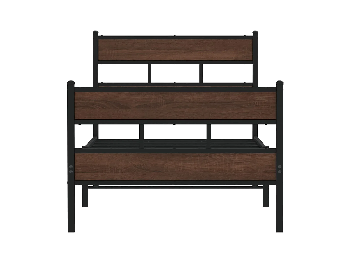 Lit simple | Lit adulte, enfant | Cadre de lit avec tête de lit pied de lit 90x190cm