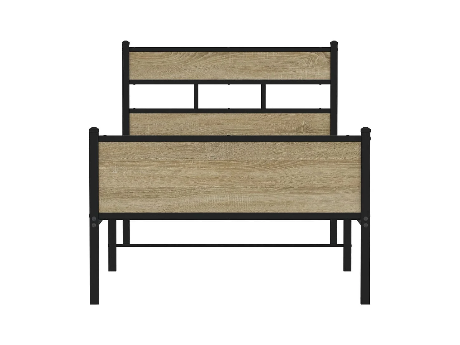 Lit simple | Lit adulte, enfant | Cadre de lit chêne sonoma 90x200 cm