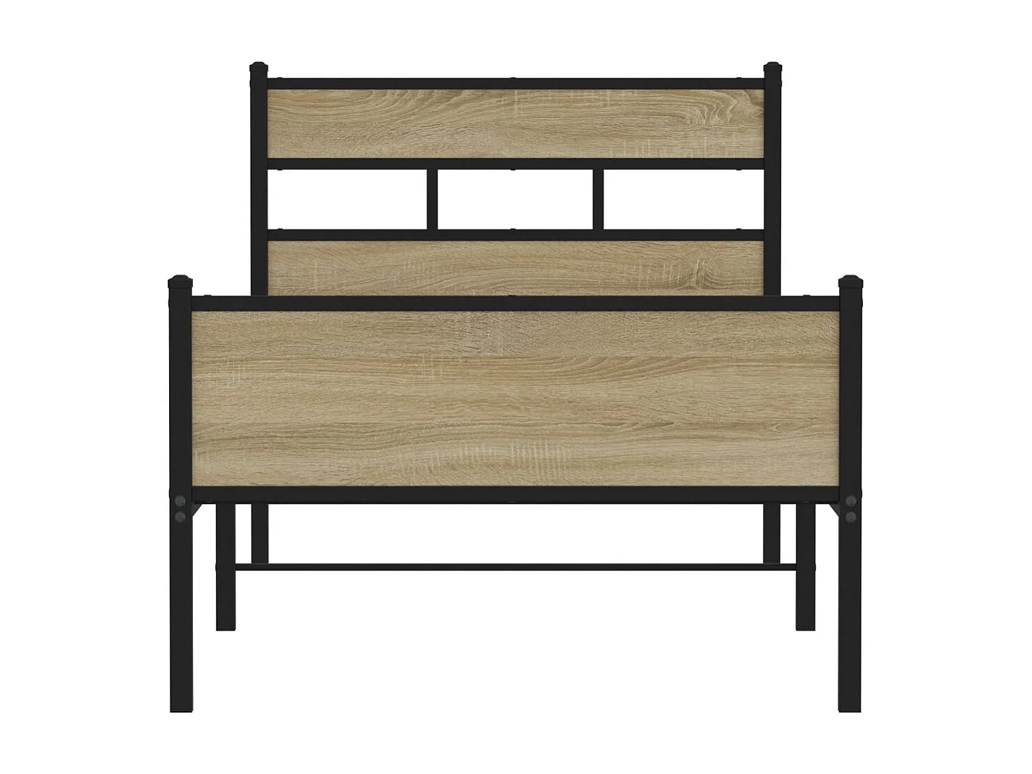 Lit simple | Lit adulte, enfant | Cadre de lit chêne sonoma 90x200 cm