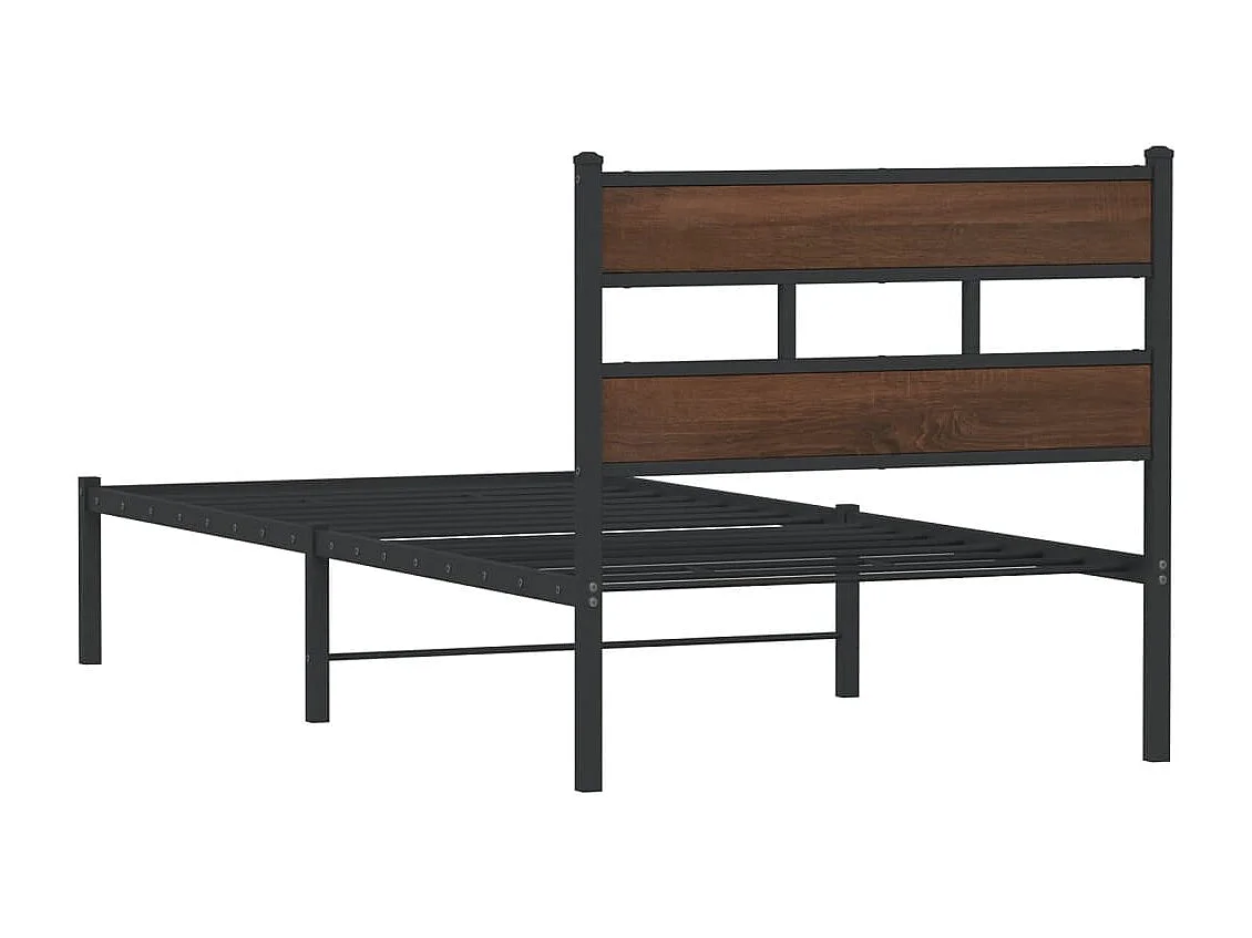 Lit simple | Lit adulte, enfant | Cadre de lit avec tête de lit 90x200 cm