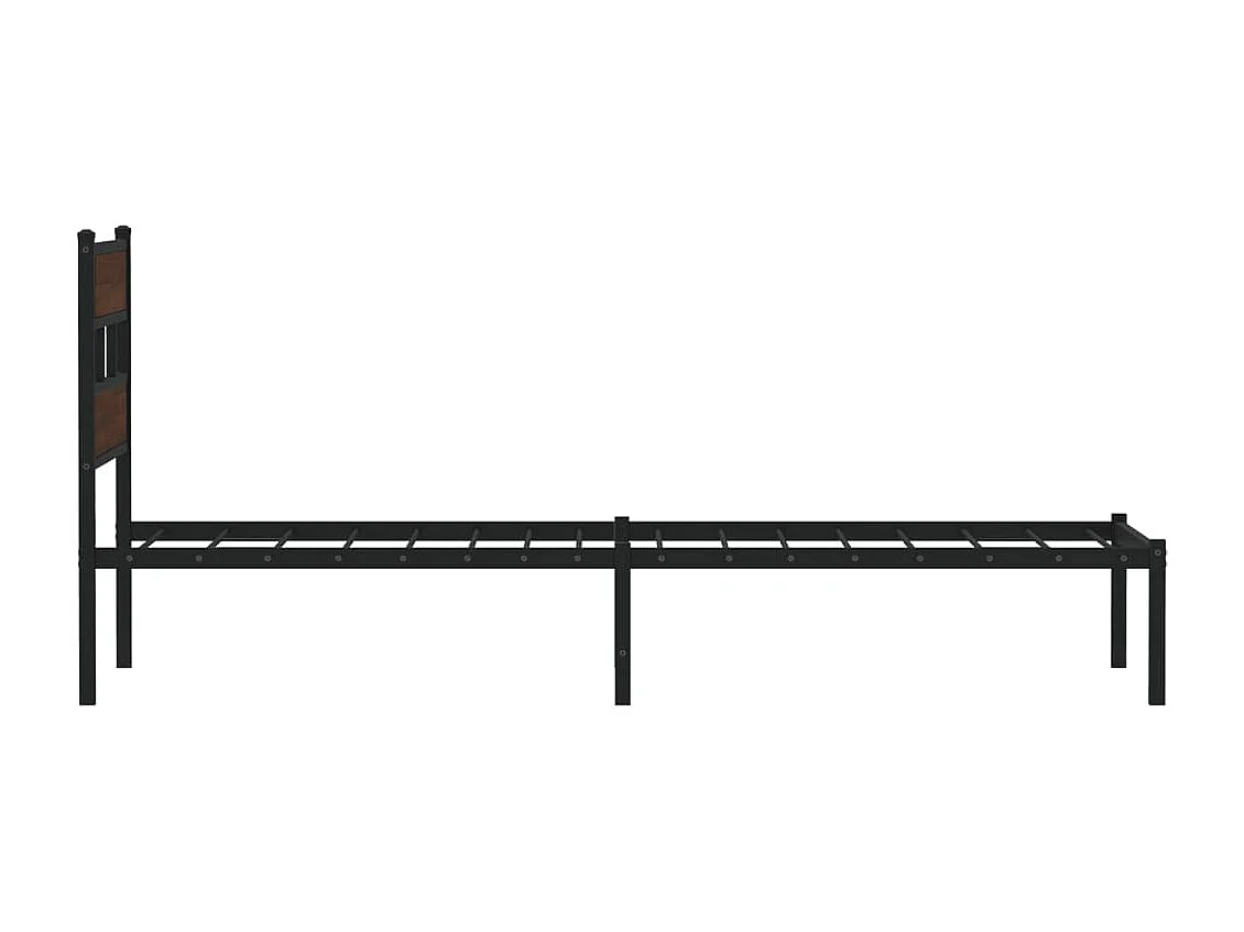 Lit simple | Lit adulte, enfant | Cadre de lit avec tête de lit 90x200 cm