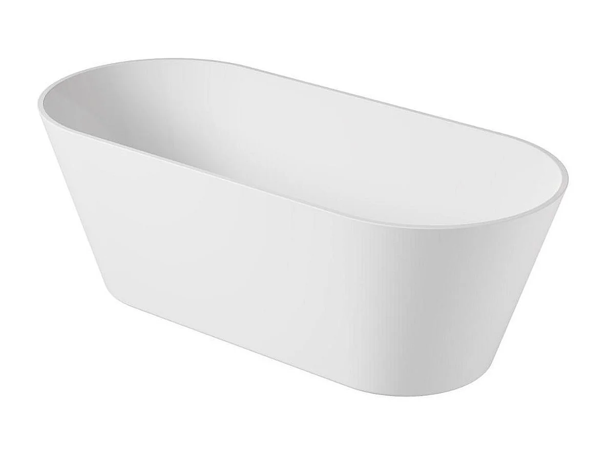 Baignoire SERENA îlot en acrylique Lucite blanche 170cm