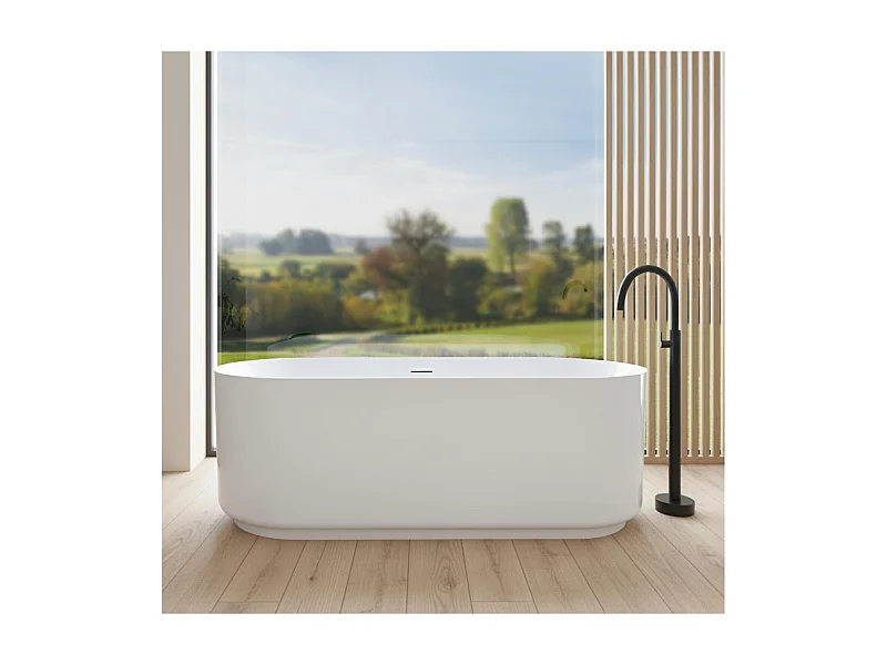 Baignoire îlot NAÏA en acrylique Lucite blanche 170cm