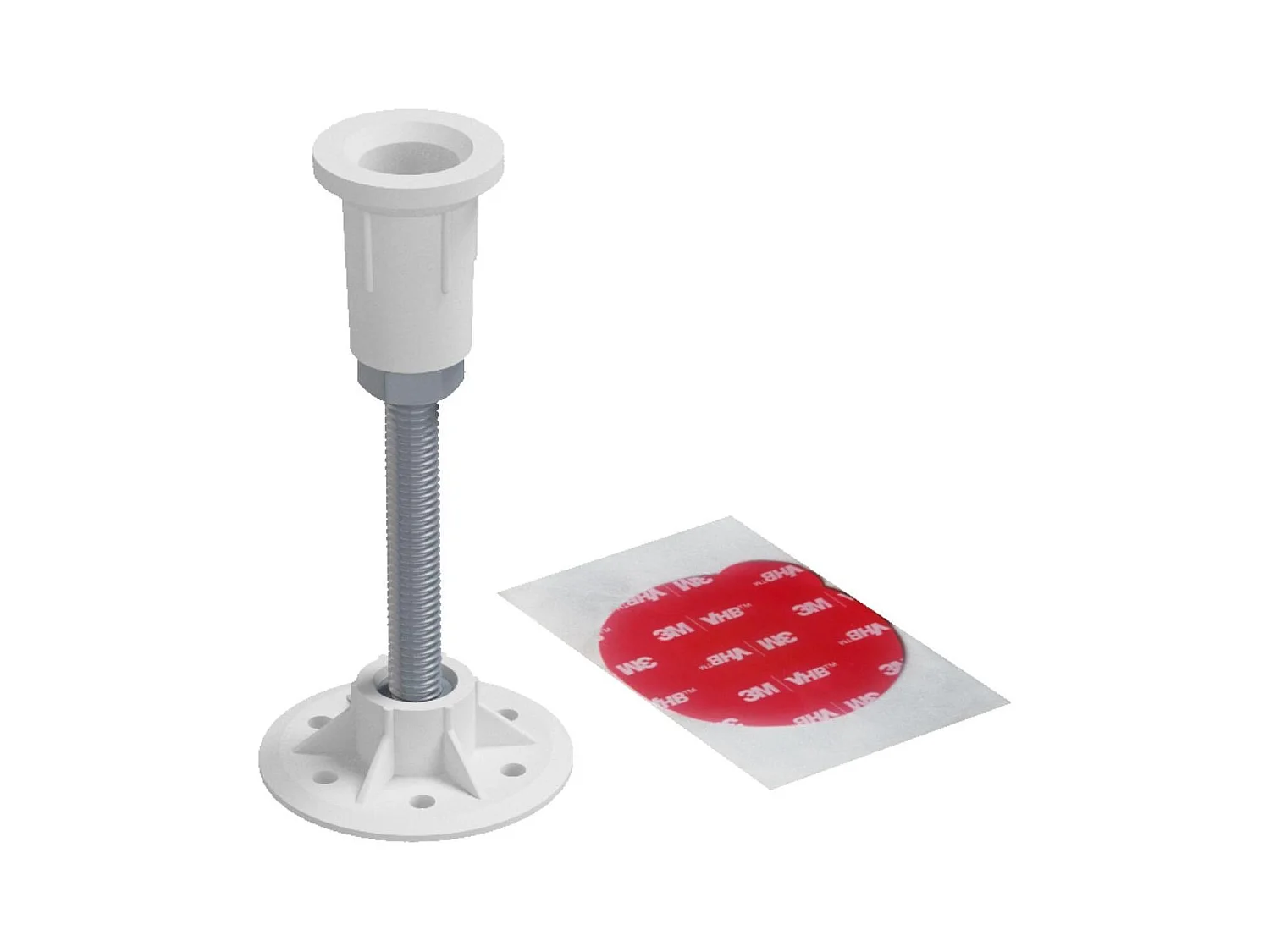 8er-Set Duschwannenfüße 8-11cm - Höhenverstellbar LYRA