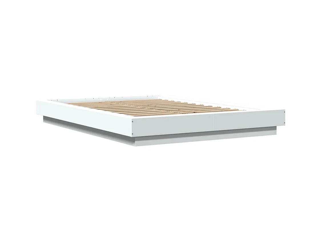 Lit simple | Lit adulte, enfant | Cadre de lit avec lumières LED blanc 120x200 cm