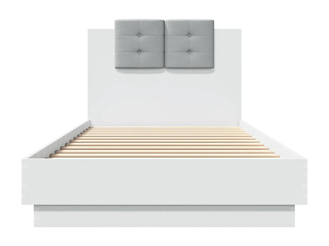 Lit simple | Lit adulte, enfant | Cadre de lit avec LED blanc 90x200 cm