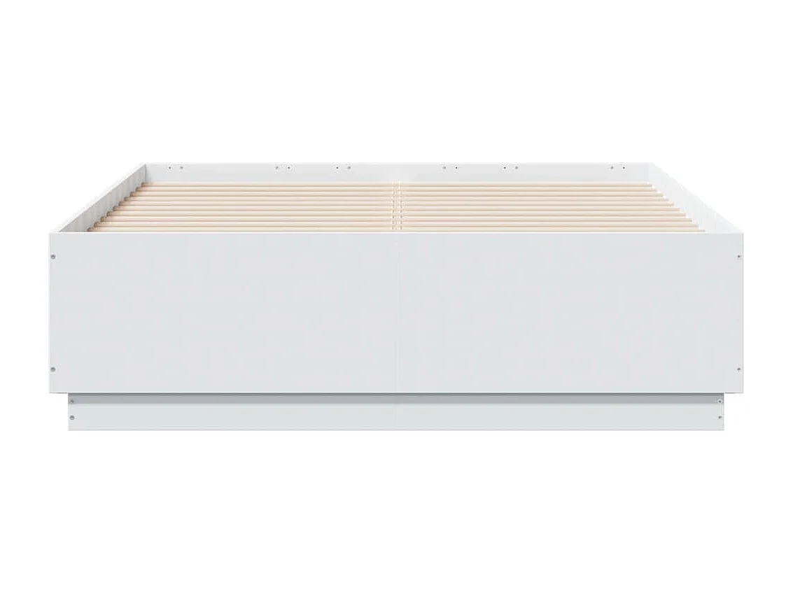 Lit double | Lit adulte | Cadre de lit avec LED blanc 135x190 cm