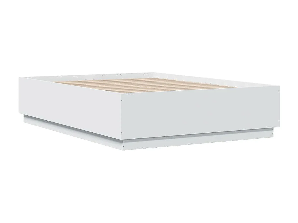 Lit double | Lit adulte | Cadre de lit avec LED blanc 135x190 cm