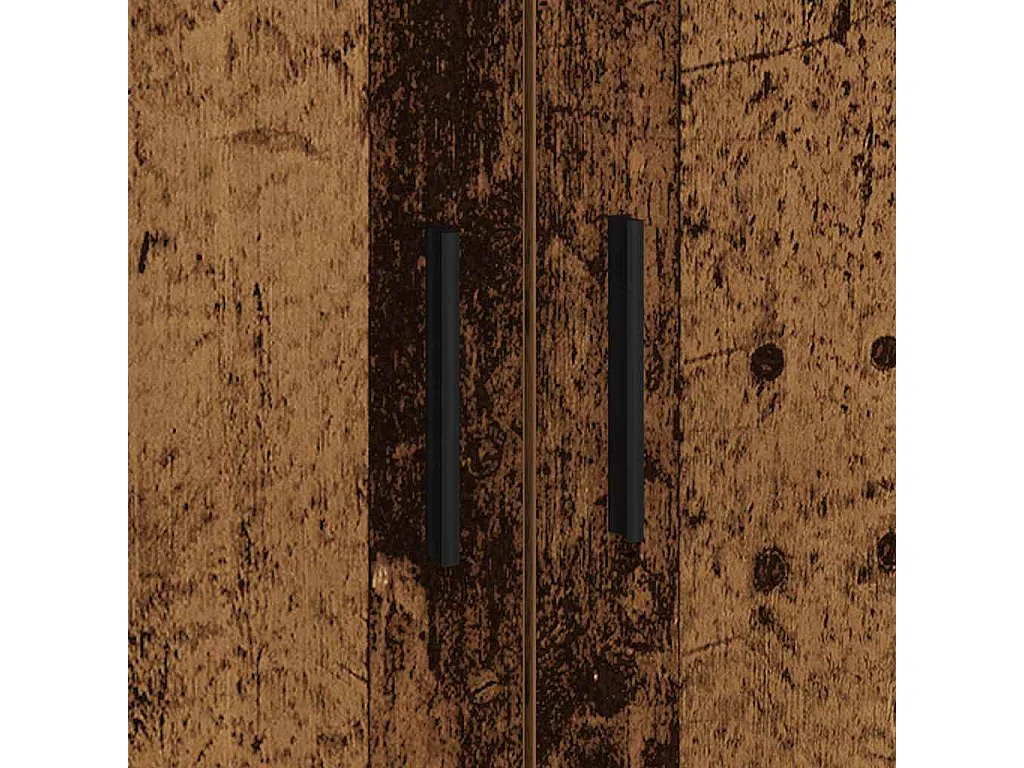 Lit simple | Lit adulte, enfant | Cadre de lit avec rangement Bois ancien 244x127x53.5 cm