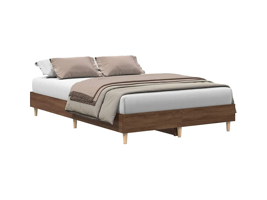 Lit simple | Lit adulte, enfant | Cadre de lit chêne marron 120x200 cm