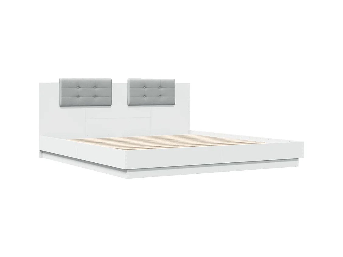 Lit double | Lit adulte | Cadre de lit avec LED blanc 180x200 cm