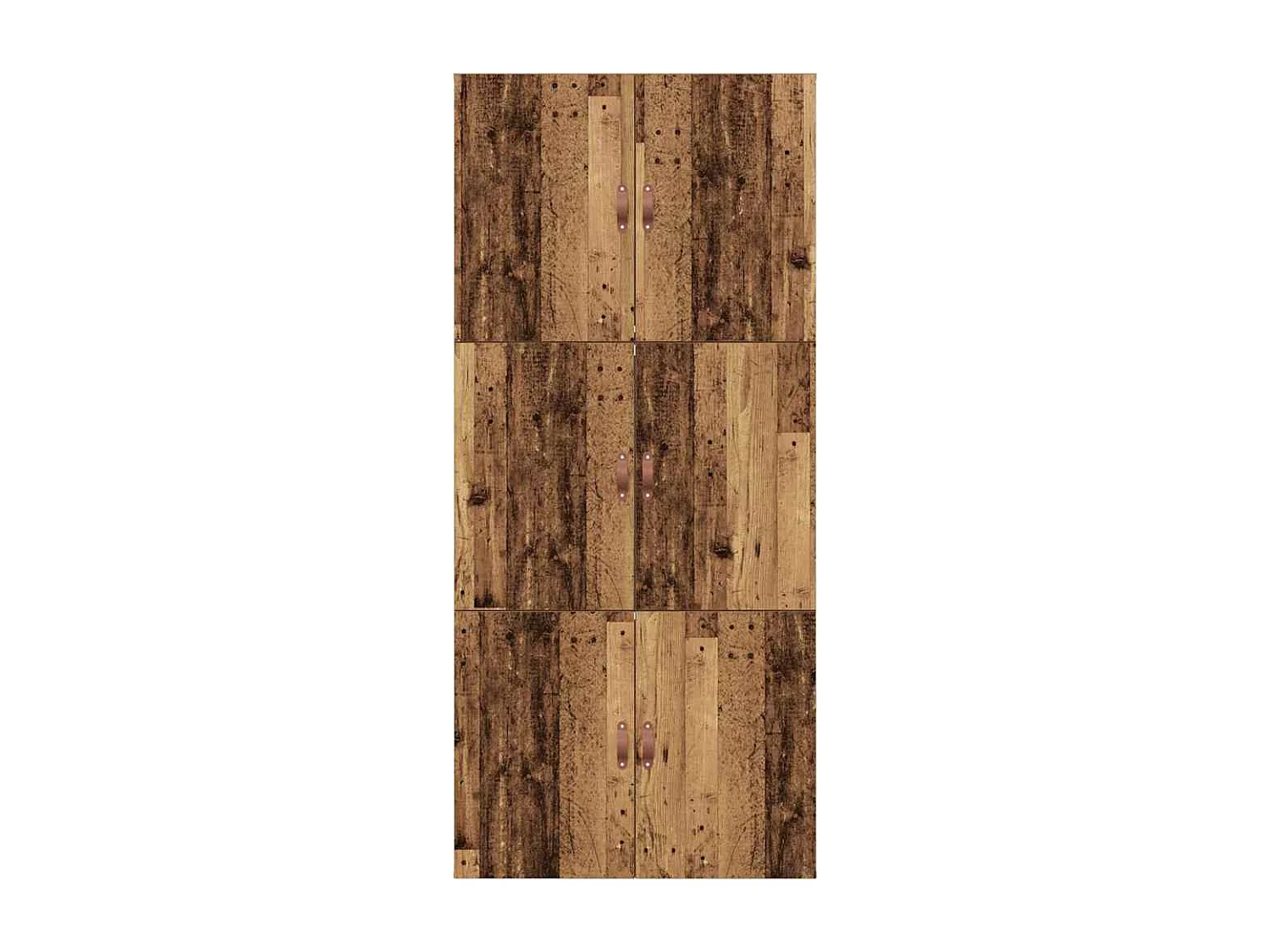 Lit simple | Lit adulte, enfant | Cadre de lit de rangement Bois ancien 90x190 cm en bois d'ingénierie.