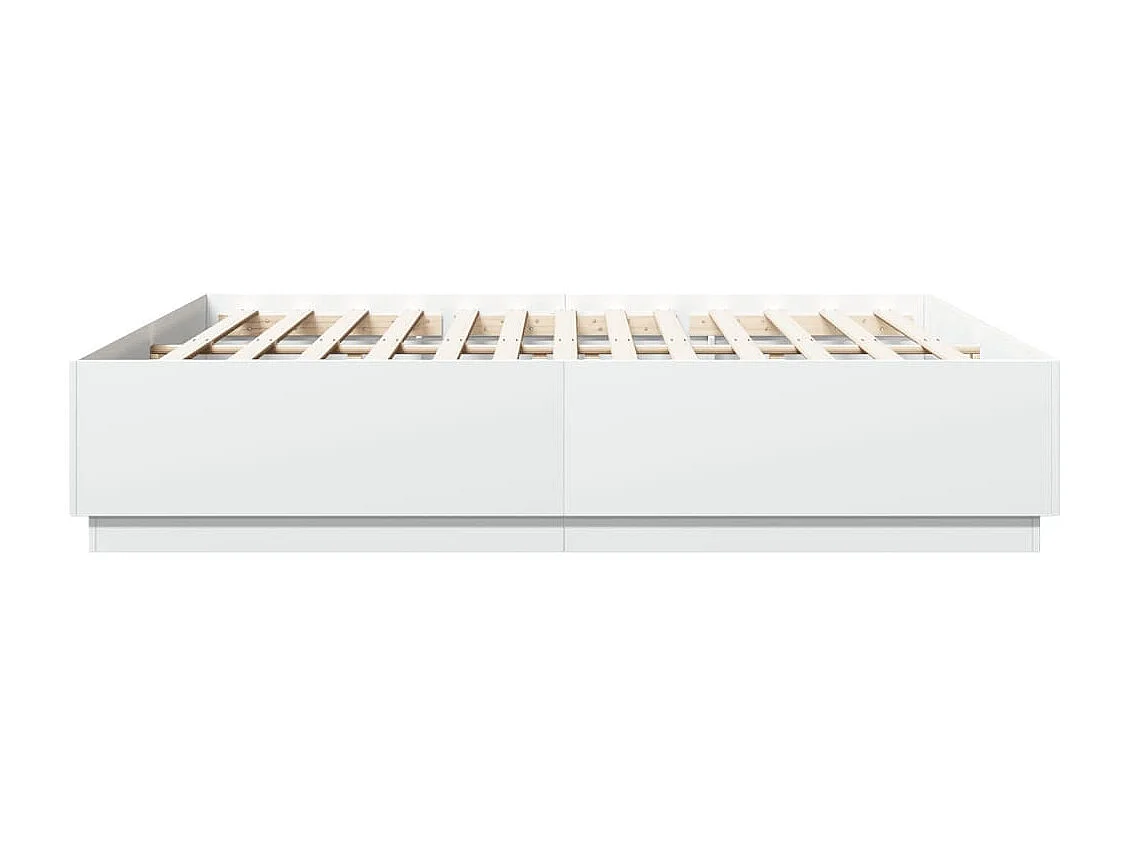 Lit double | Lit adulte | Cadre de lit avec LED blanc 180x200 cm