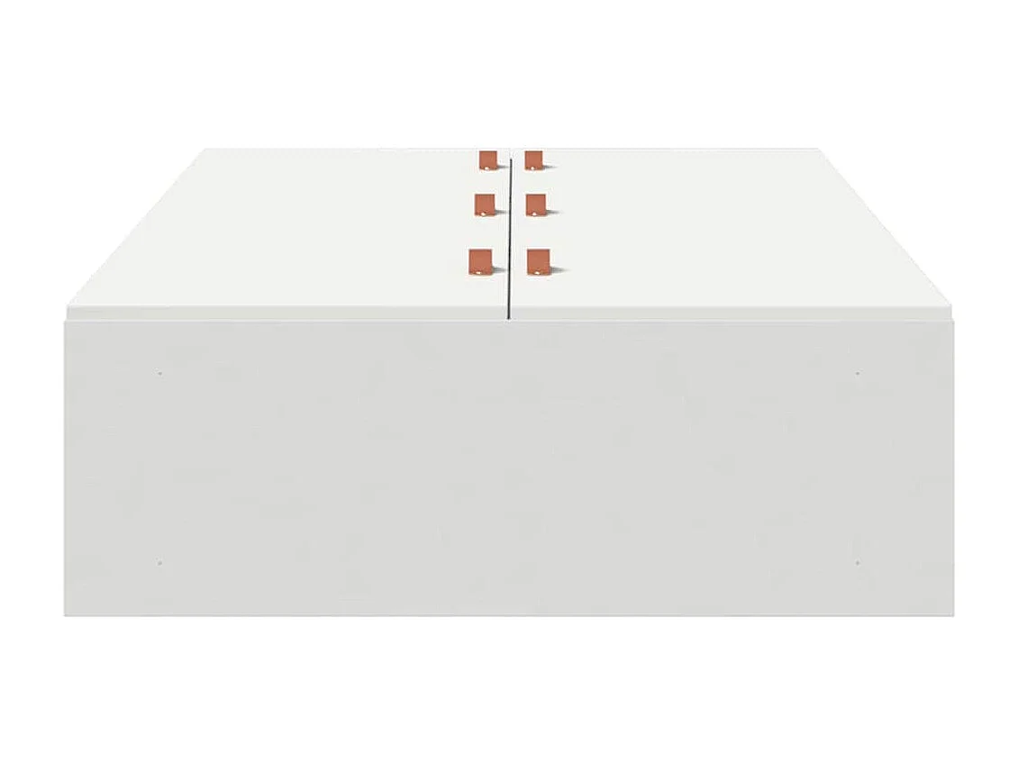 Lit simple | Lit adulte, enfant | Cadre de lit de rangement Blanc 90x190 cm